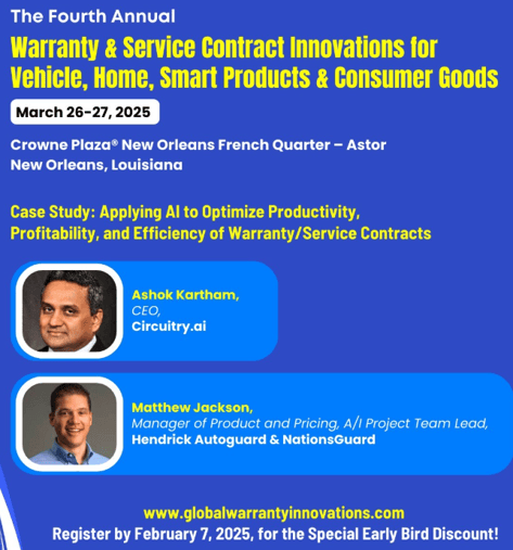 4th Annual Warranty & Service Contracts Innovations Circuitry.ai case study