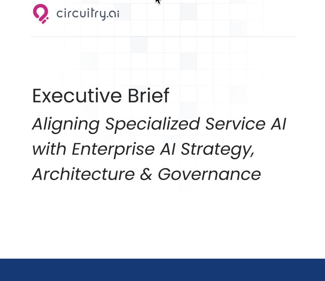Circuitry.ai Executive Brief on AI strategy, architecture & governance